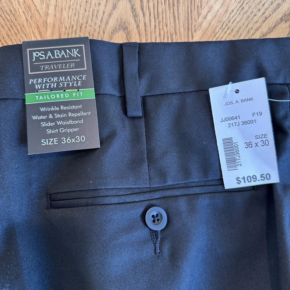 Jos. A. Bank Black Dress Pants